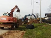 Budowa kanalizacji w Skibach